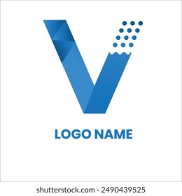 V logo V letter Logo.