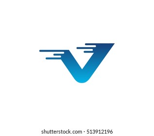 V logo letter