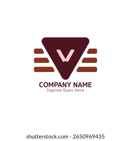 V, V logotipo, letra v com abstrato ícone de logotipo design vetor design modelo inspiração