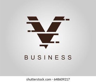 V Logo. V Letter Icon Design Vector