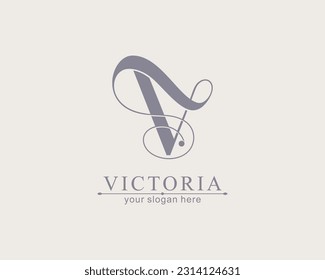 V logo. V letter logo template elements. personal monogram. Vector elegant logo. letter V logo design letter V luxurious