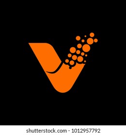 V logo. Letter V logo vector template. Abstract letter logo