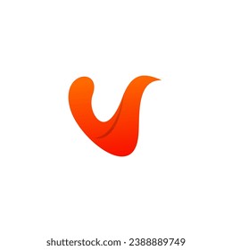 V Logo Simple Design. Letter V Modern Logo