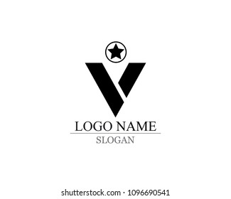 v logo and symbols 