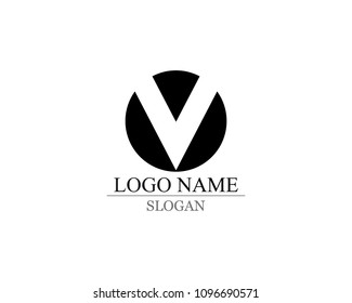v logo and symbols 