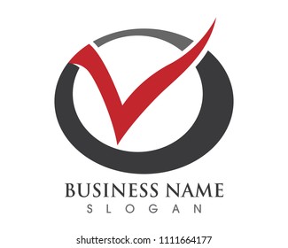 V logo and symbols