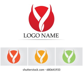 V logo and symbols