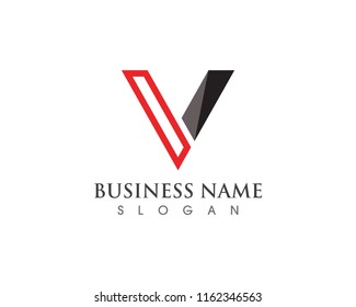 V logo and symbols vector 