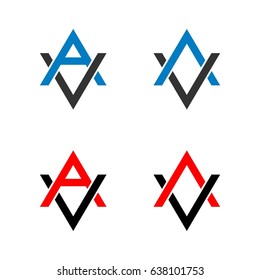 A V Logo Template Illustration Design. Vector EPS 10.