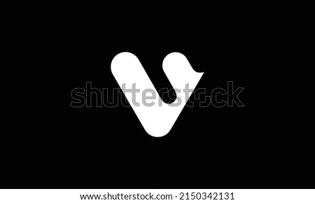 V Logo Template Illustration Design