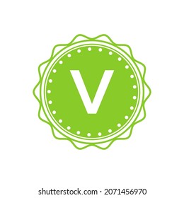 V Logo Template. Letter Emblem V Logo Identity for Restaurant, Royalty, Boutique, Cafe, Hotel, Heraldic, Jewelry, Fashion, Wine