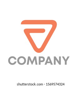 v logo vector design template sign