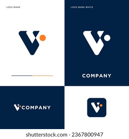 V Logo Vector Icon Illustration Design