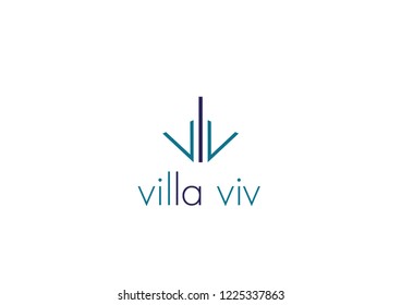 V logo Villa