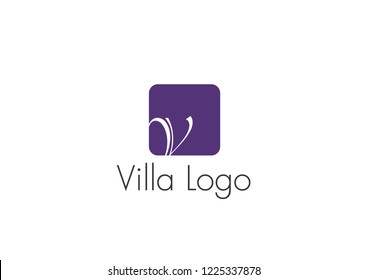 V logo Villa