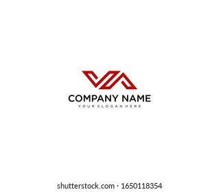 v and a logos for companies