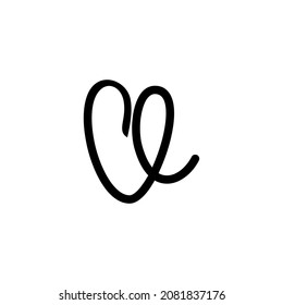 concepto de diseño de logotipo de amor