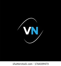 V N-Buchstaben-Logo-Vorlage
