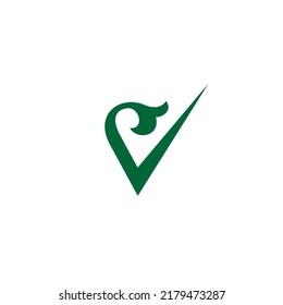 Logotipo de la naturaleza V
diseño simple y limpio