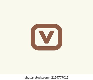 V OV VO logo design vector template