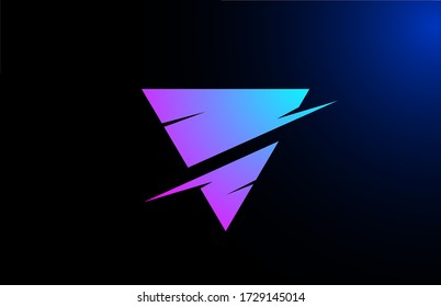 Letter V Icon Blue Vector Images Stock Photos Vectors Shutterstock