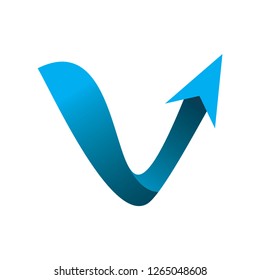 v plane logo