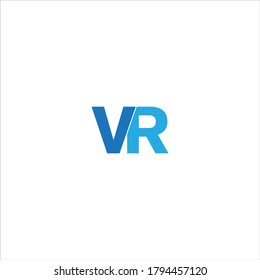 V R letter logo vintage design for company logo