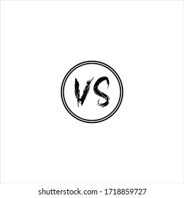 V S letter logo vector design