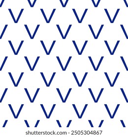 "V" Seamless background of English letters . English alphabet, Seamless Pattern, Fabric Pattern, Wrapping.
