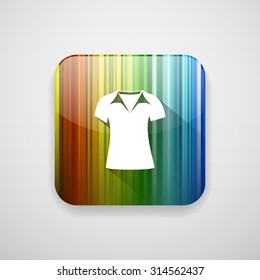v shirt  icon