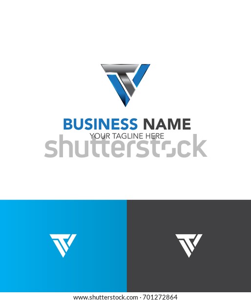 V T Logo Vector Stock Vector (Royalty Free) 701272864