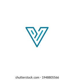 v tech logo brand .free vector
