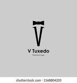V Tuxedo Personal logo vector for personal or company logo