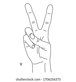 Sign Language Hands Sketch Images Stock Photos Vectors Shutterstock