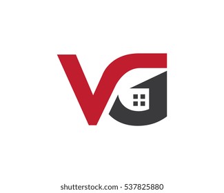 V, VG Letter Property Logo Template