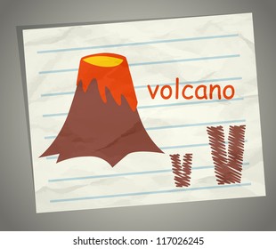 V from the Volcano