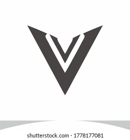 V VV Initial Logo Design Vector Illustration