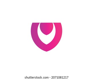 V VV logo design vector template