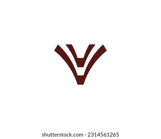 V VV Logo design vector template