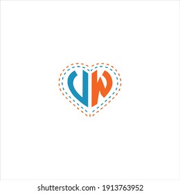 V W letter logo vector design. vw monogram