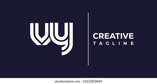 V and Y logo design. VY abstract Letters Logo Monogram. This logo design is the process of creating a visual symbol that represents a brand, company, or individual.