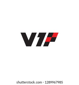 V1P race logo design