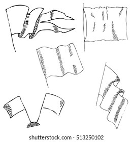 v4Flags sketch. Pencil drawing by hand