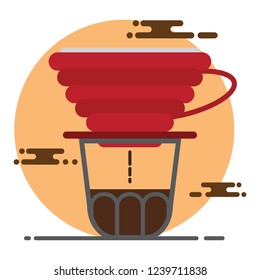 v60 Coffee Driper Vector
