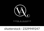 VA,  AV  Abstract  Letters  Logo  Monogram
