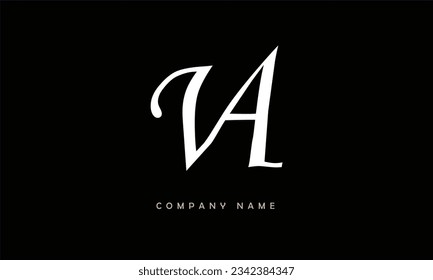 VA, AV Abstract Letters Logo Monogram