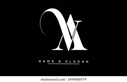 VA, AV Abstract Letters Logo Monogram