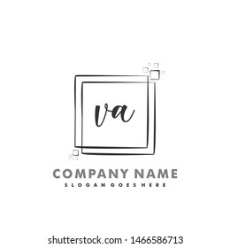 VA Initial beauty monogram logo vector