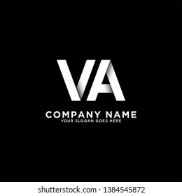 VA initial logo vector, initial brand name, clean and strong company logo design