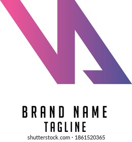 logotipo de las iniciales VA, logotipo de las iniciales del nombre, logotipo de las iniciales de la empresa, logotipo de las iniciales de la persona.